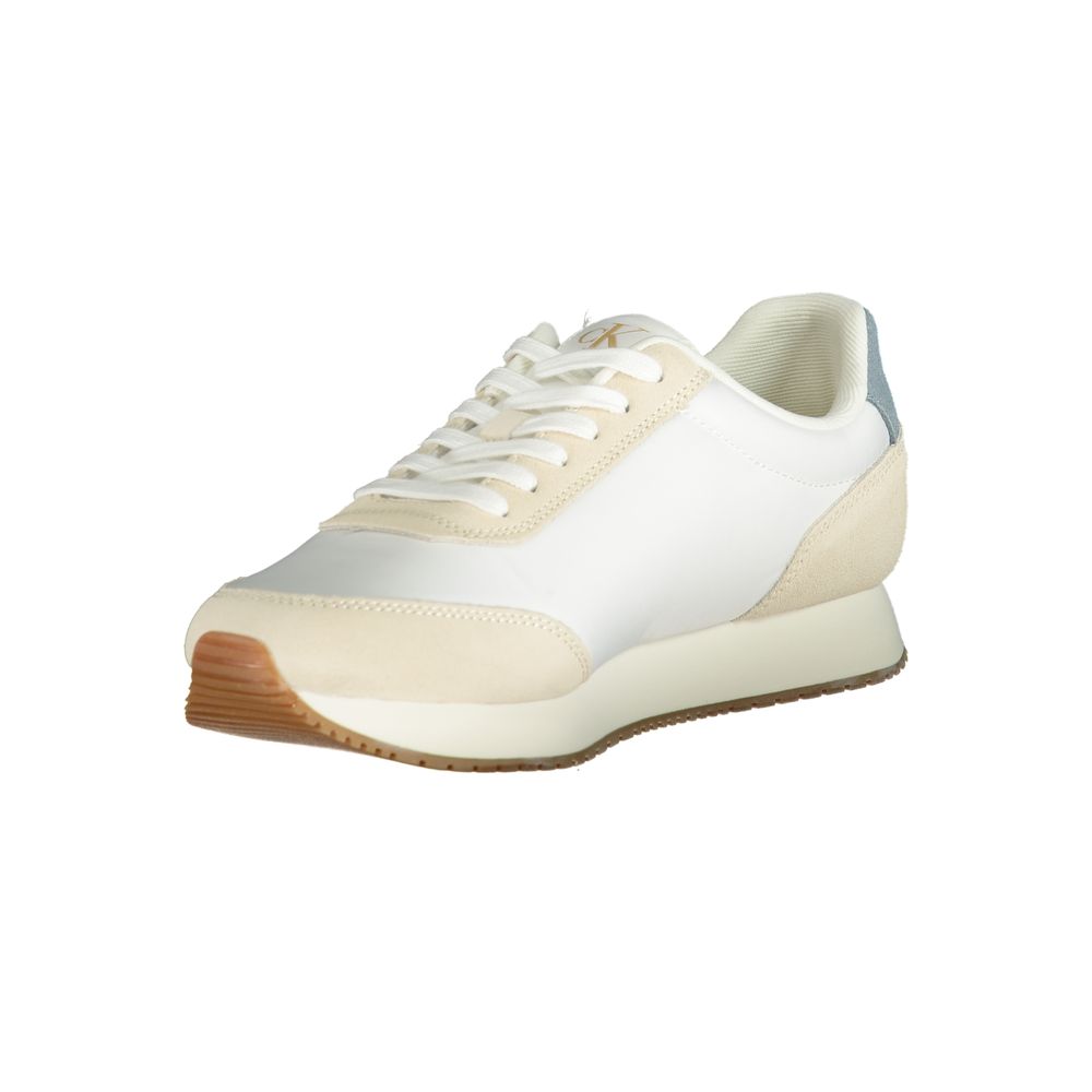 Calvin Klein Weißer Polyester-Sneaker