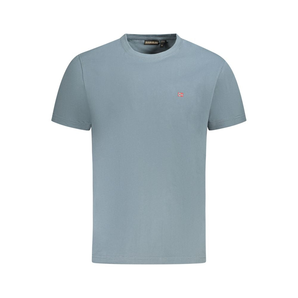 Napapijri Graues Baumwoll-T-Shirt