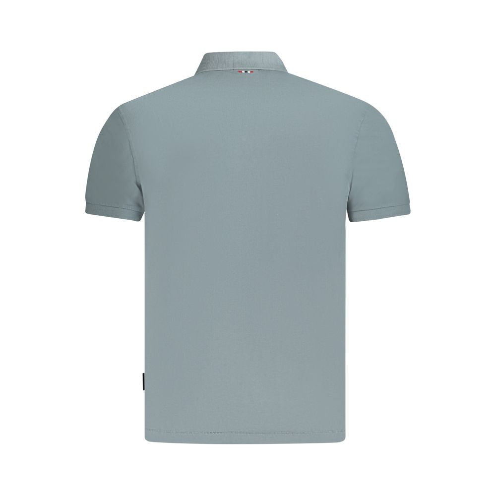Napapijri Graues Baumwoll-Poloshirt