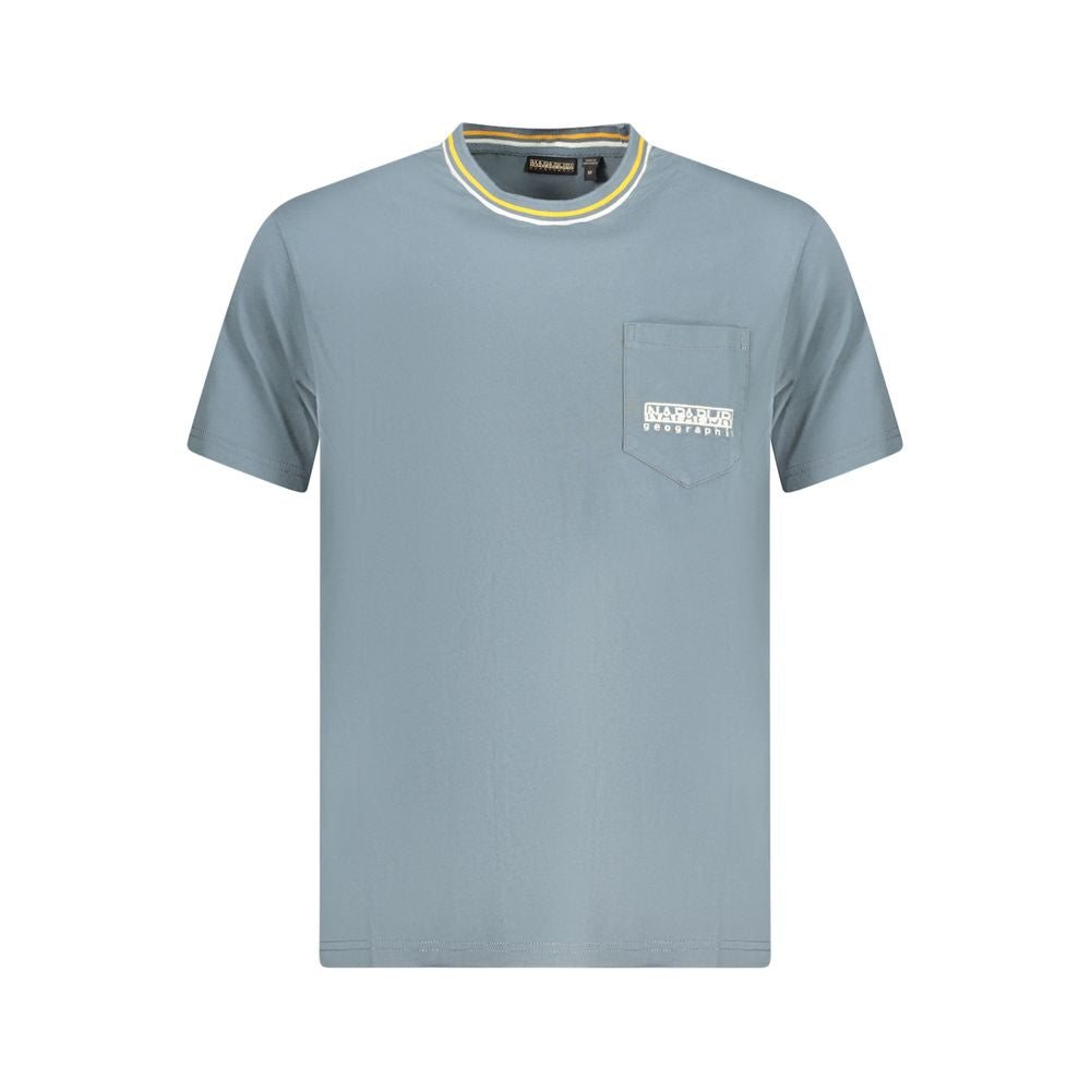 Napapijri Graues Baumwoll-T-Shirt