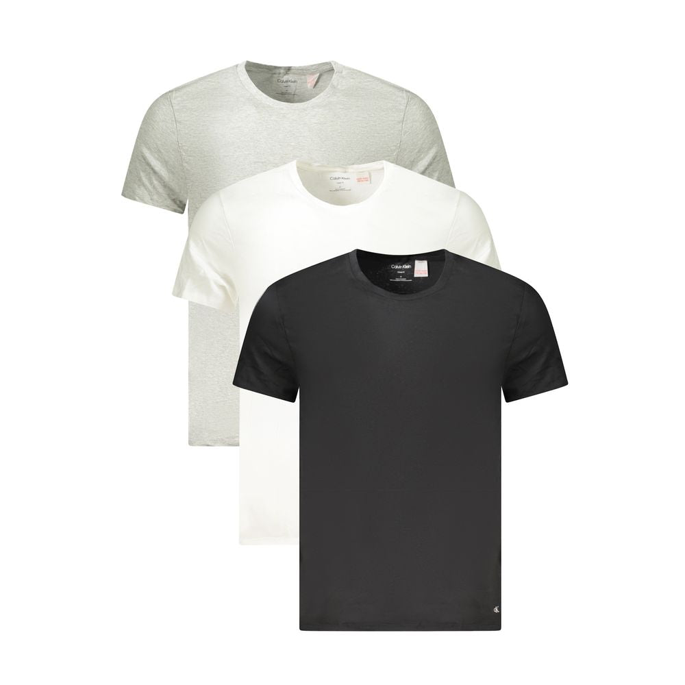 Calvin Klein Graues Baumwoll-T-Shirt