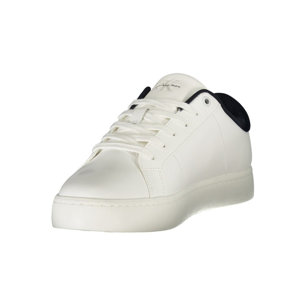 Calvin Klein Weißer Polyester-Sneaker