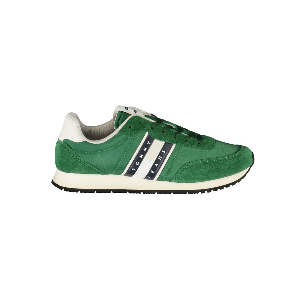 Tommy Hilfiger Grüner Sneaker aus Polyester