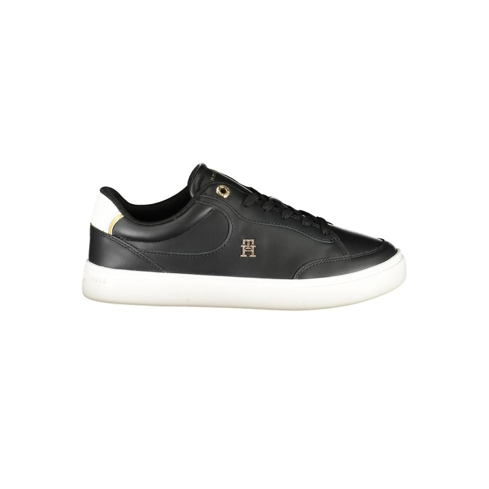 Tommy Hilfiger Schwarzer Polyester-Sneaker