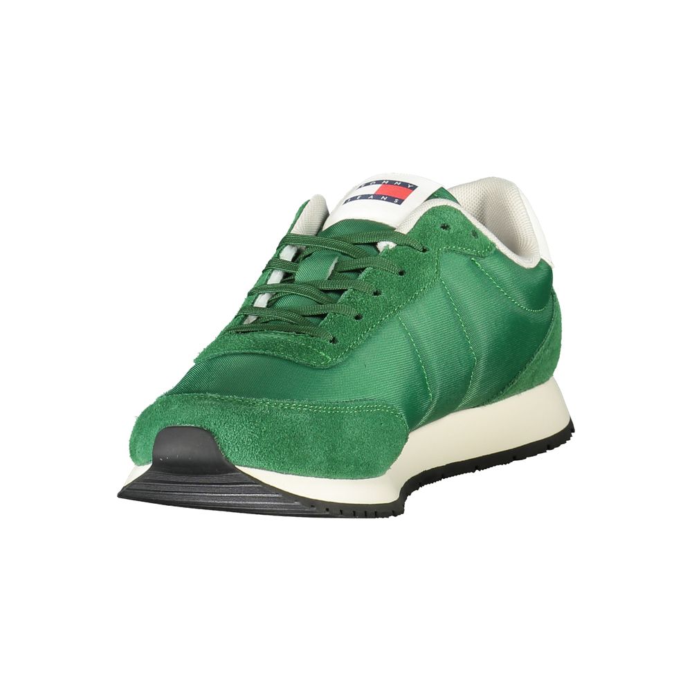 Tommy Hilfiger Grüner Sneaker aus Polyester