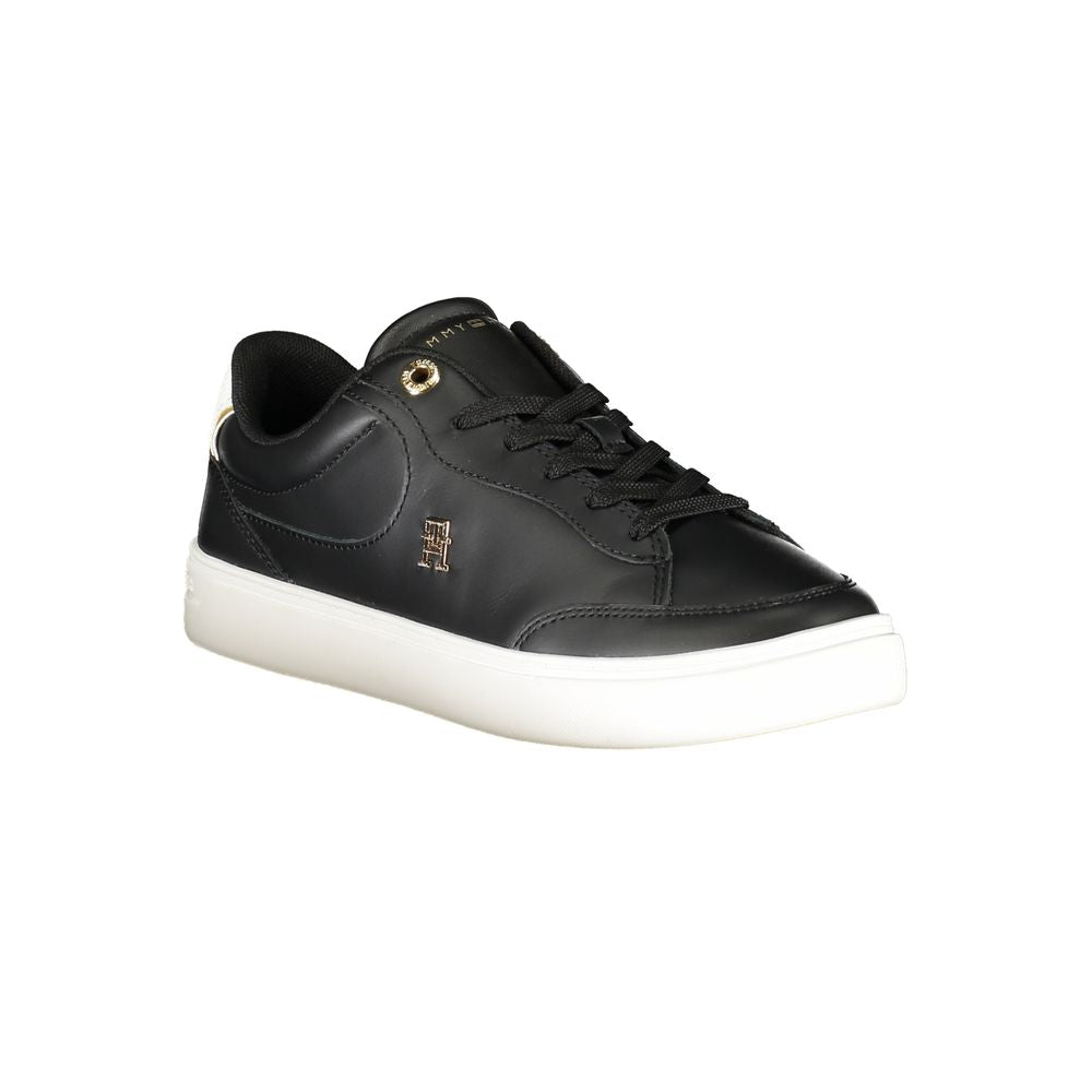 Tommy Hilfiger Schwarzer Polyester-Sneaker