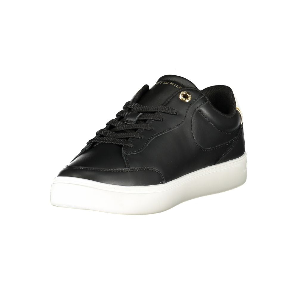 Tommy Hilfiger Schwarzer Polyester-Sneaker