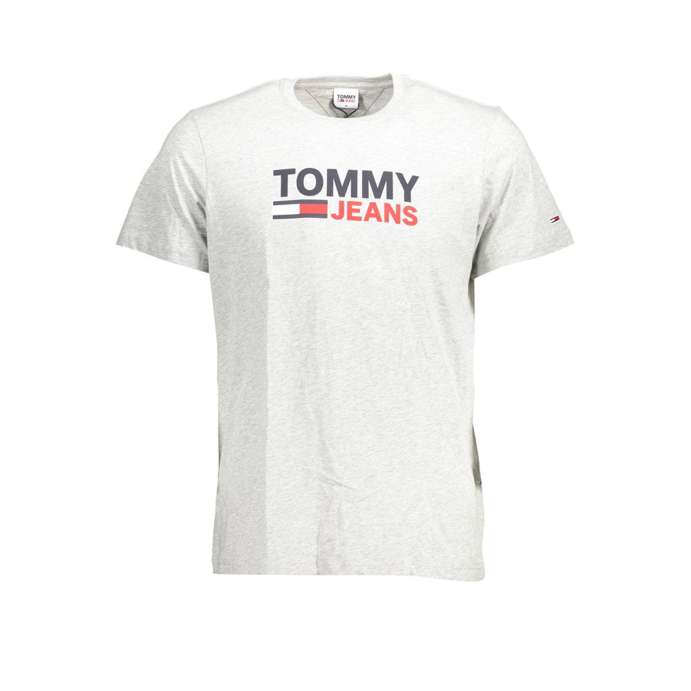 Tommy Hilfiger Graues Baumwoll-T-Shirt