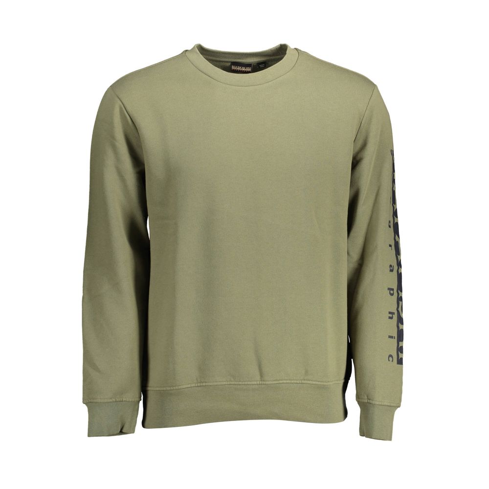 Napapijri Baumwoll-Sweatshirt in Grün