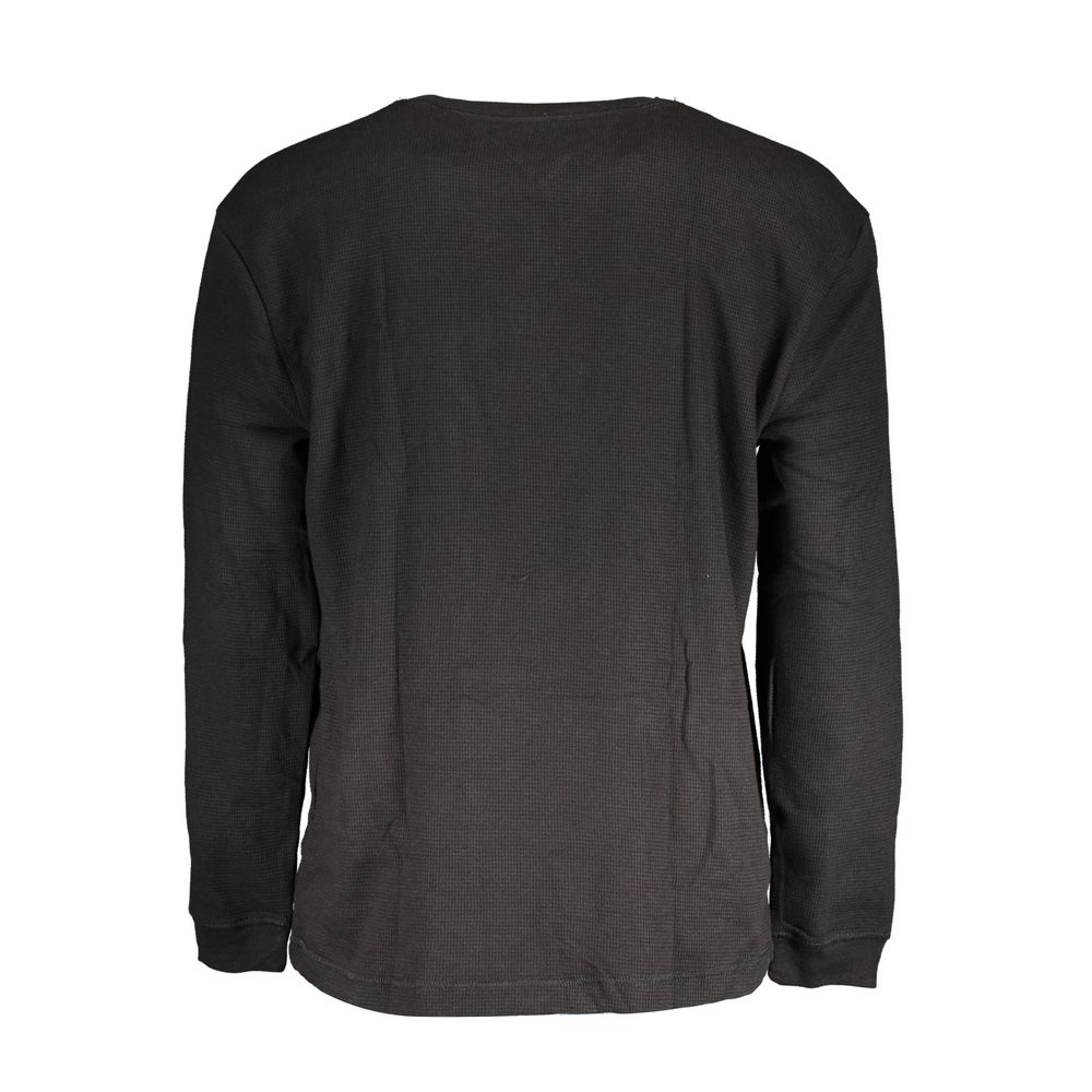 Pull en coton noir Tommy Hilfiger