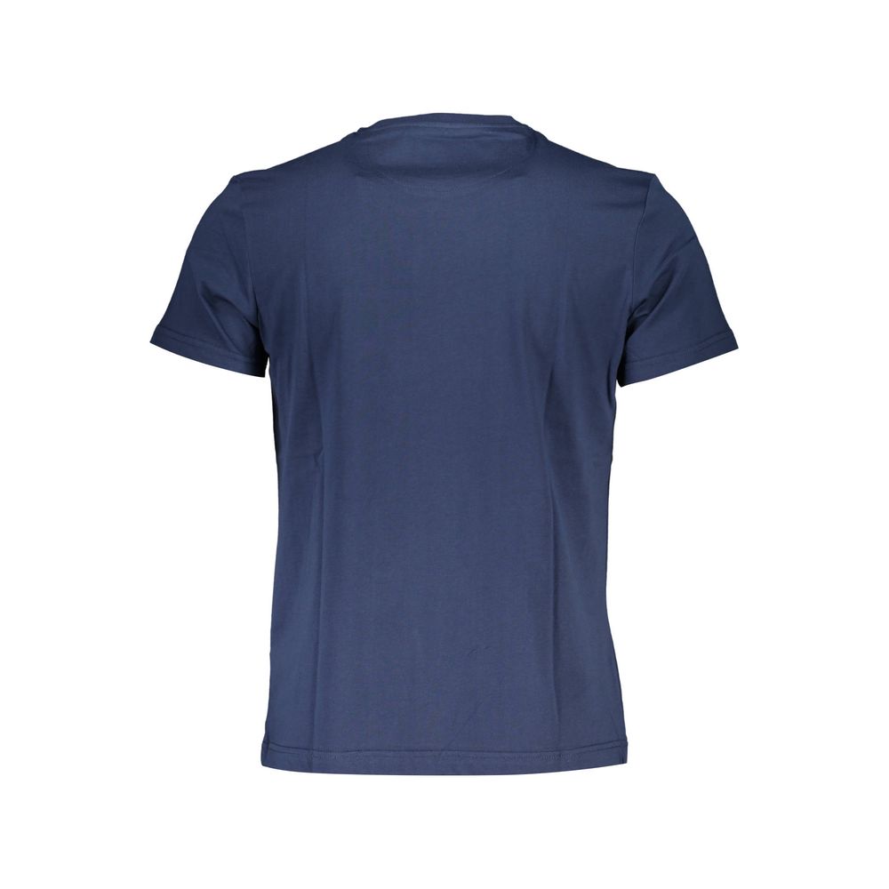 La Martina Baumwoll-T-Shirt in Blau
