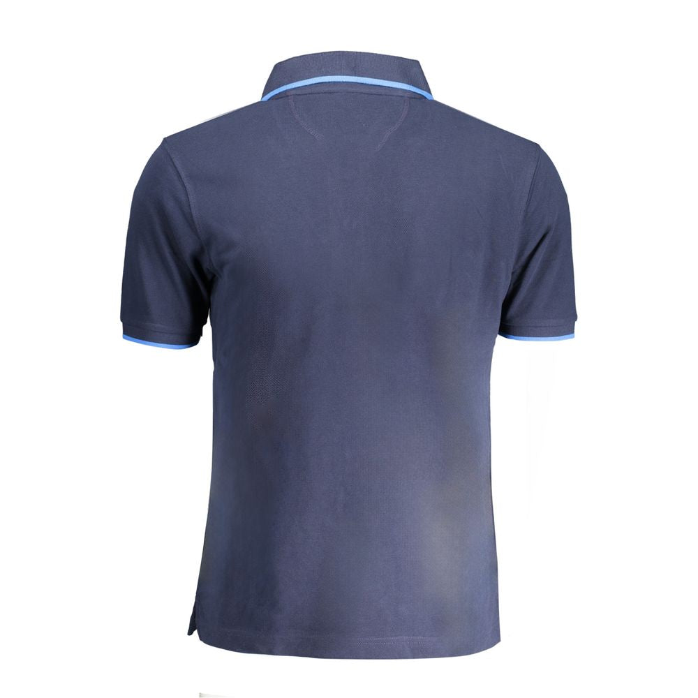 La Martina Baumwoll-Poloshirt in Blau