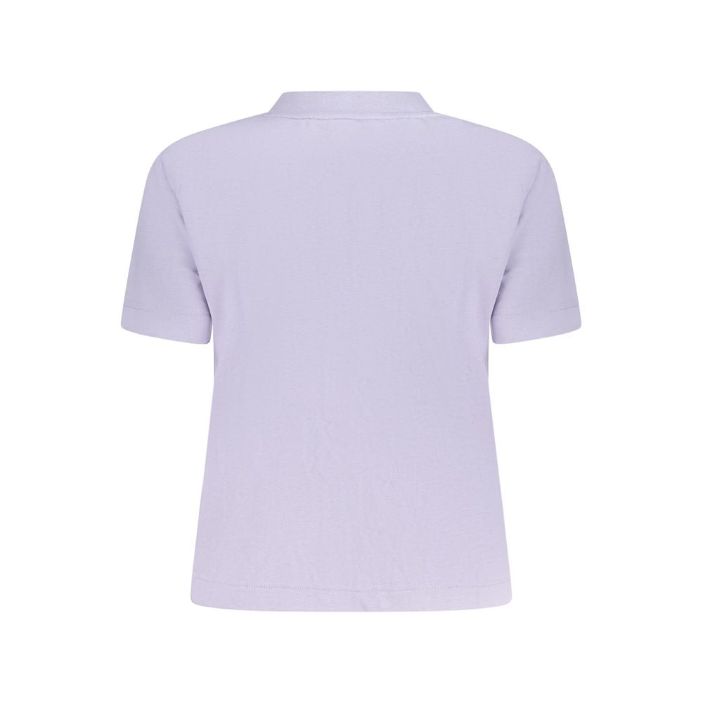 Calvin Klein Baumwoll-T-Shirt in Lila