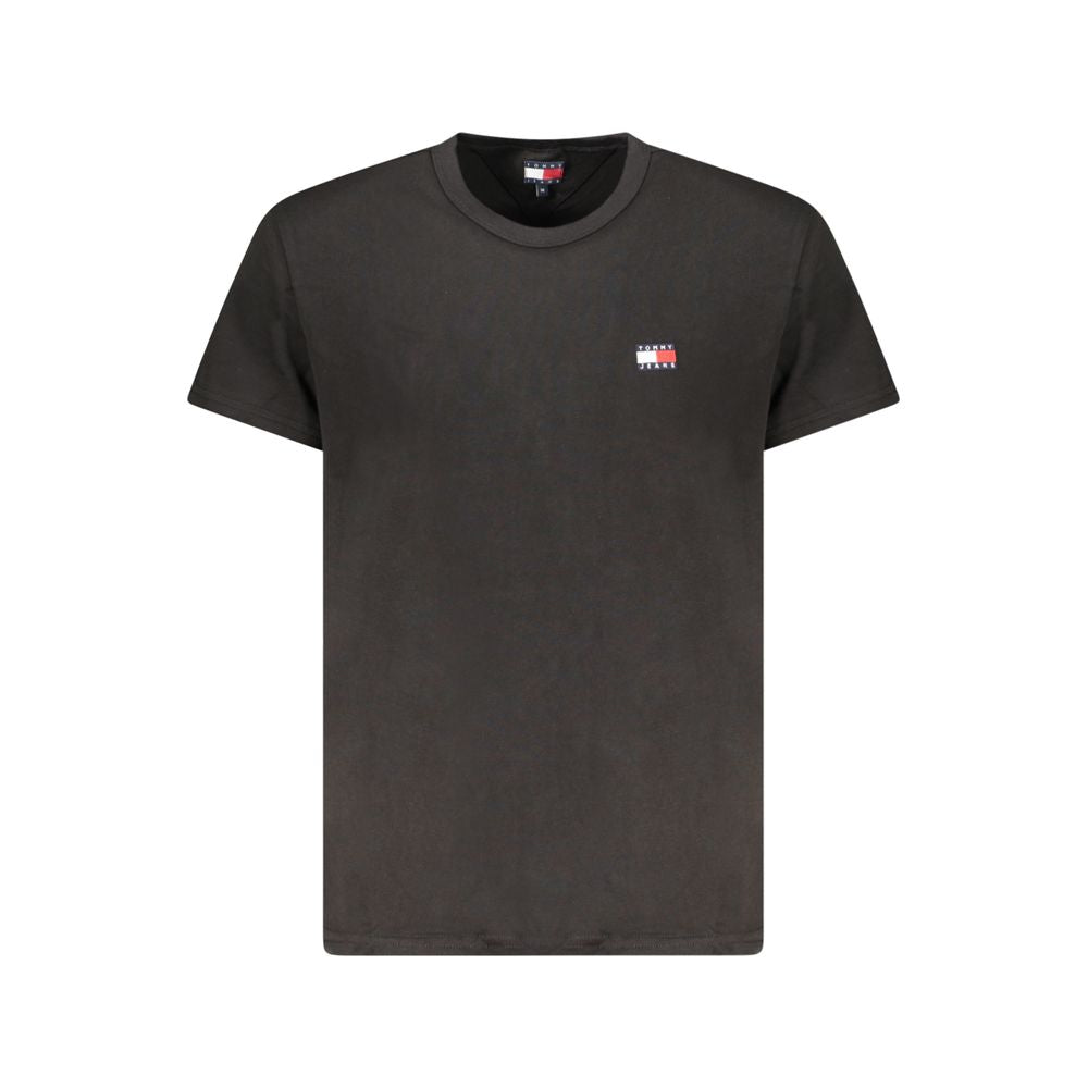 Tommy Hilfiger Baumwoll-T-Shirt in Schwarz