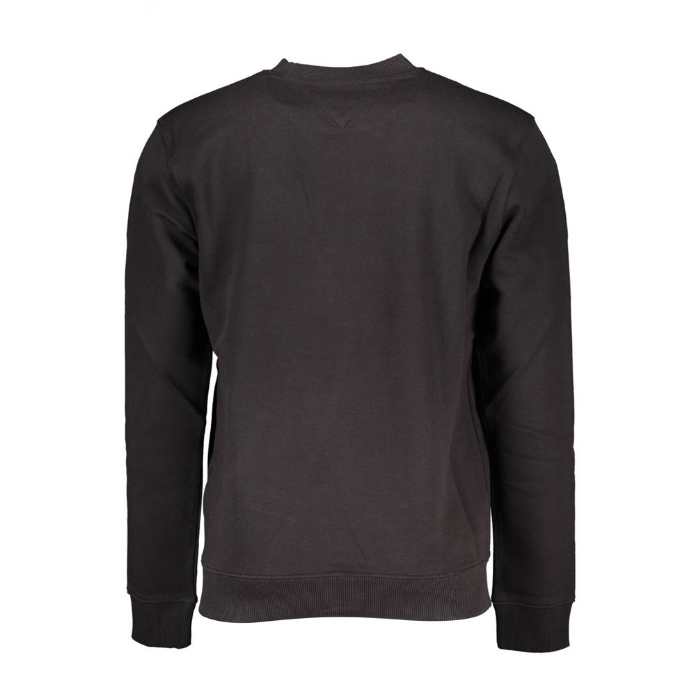 Tommy Hilfiger Black Cotton Sweater for Men