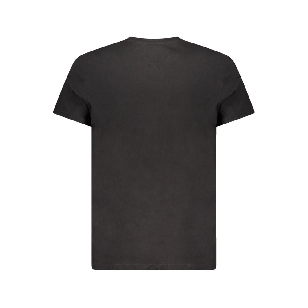 Tommy Hilfiger Baumwoll-T-Shirt in Schwarz