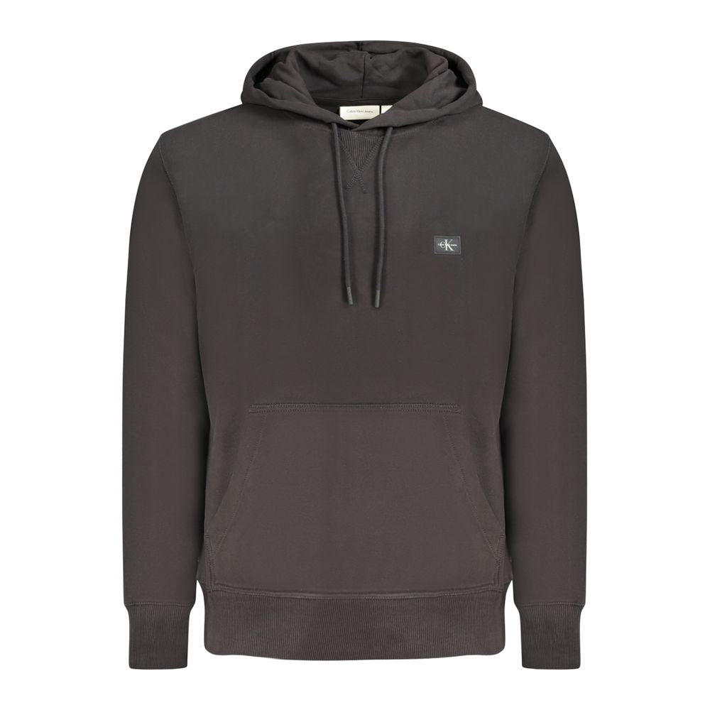 Calvin Klein Baumwoll-Sweatshirt in Schwarz