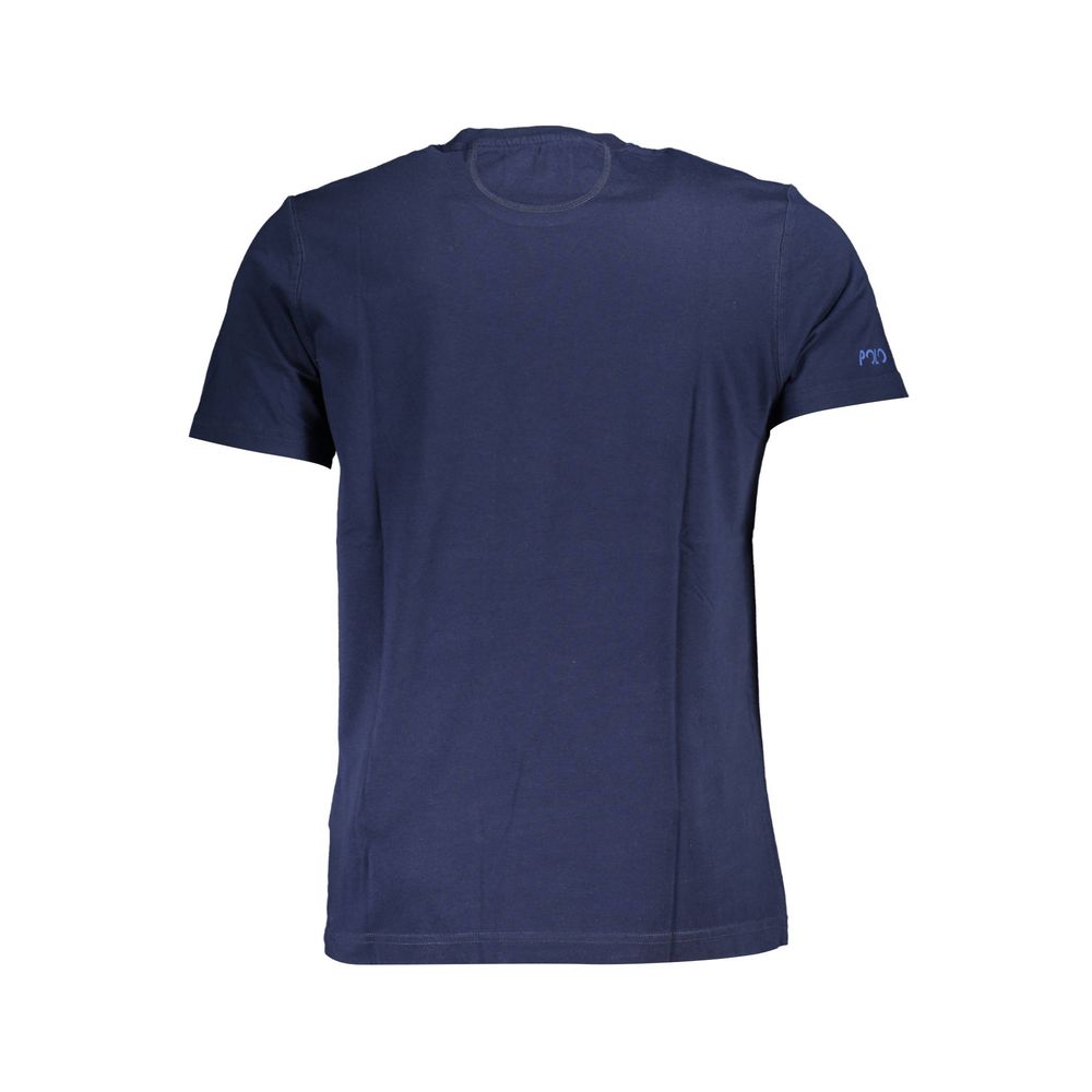La Martina Baumwoll-T-Shirt in Blau