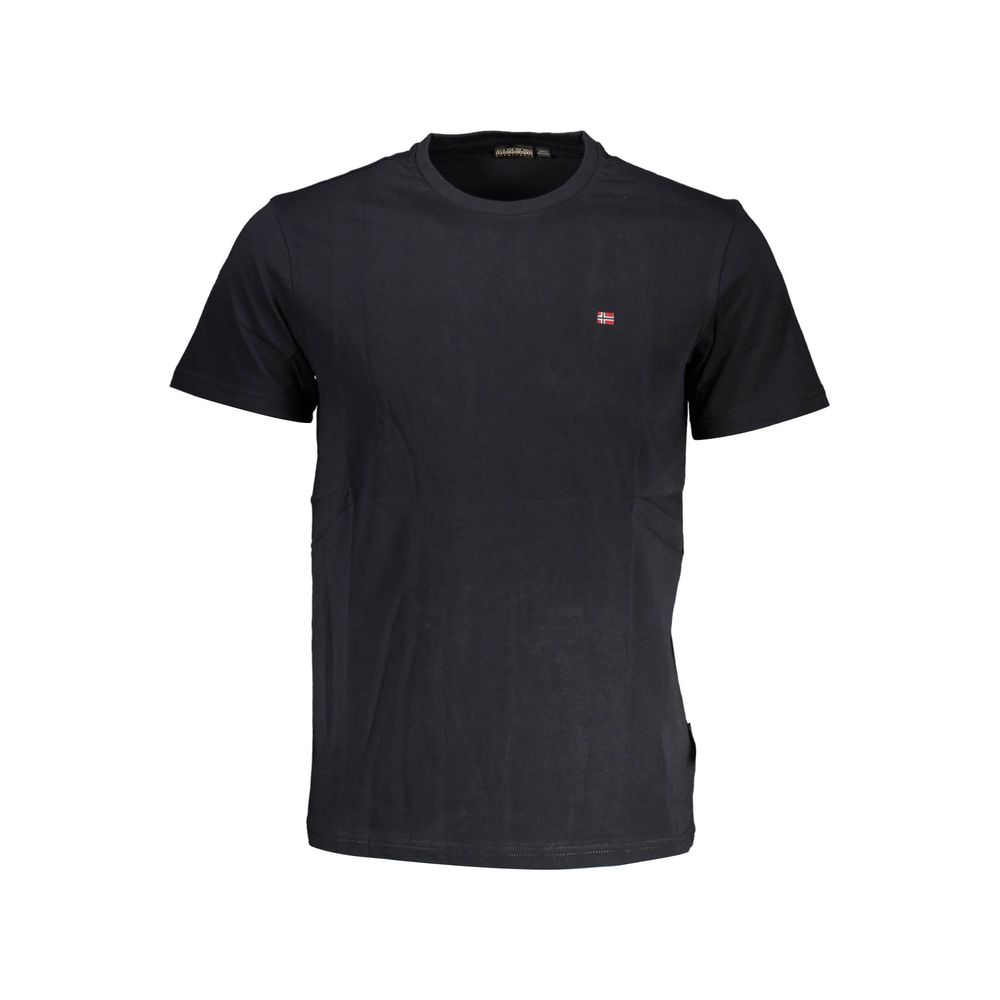 Napapijri Baumwoll-T-Shirt in Schwarz