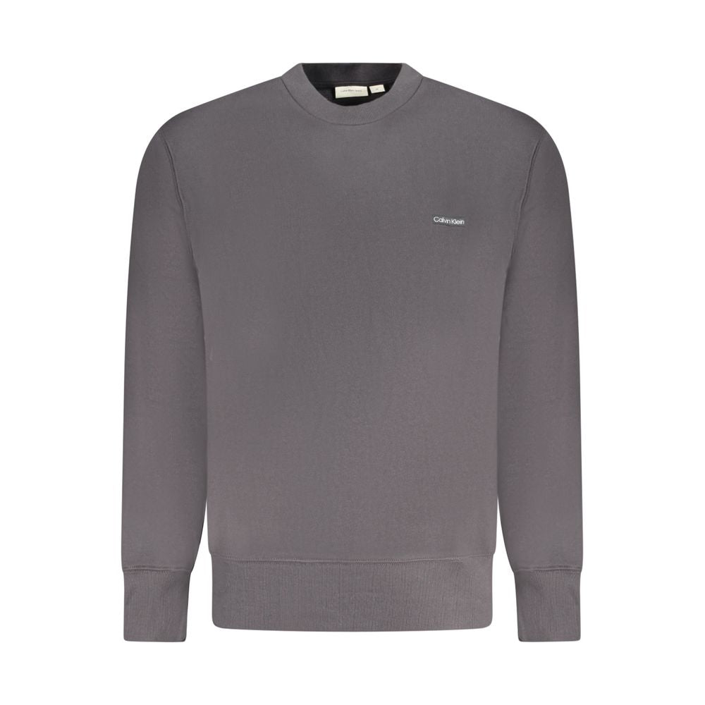 Calvin Klein Baumwoll-Sweatshirt in Schwarz