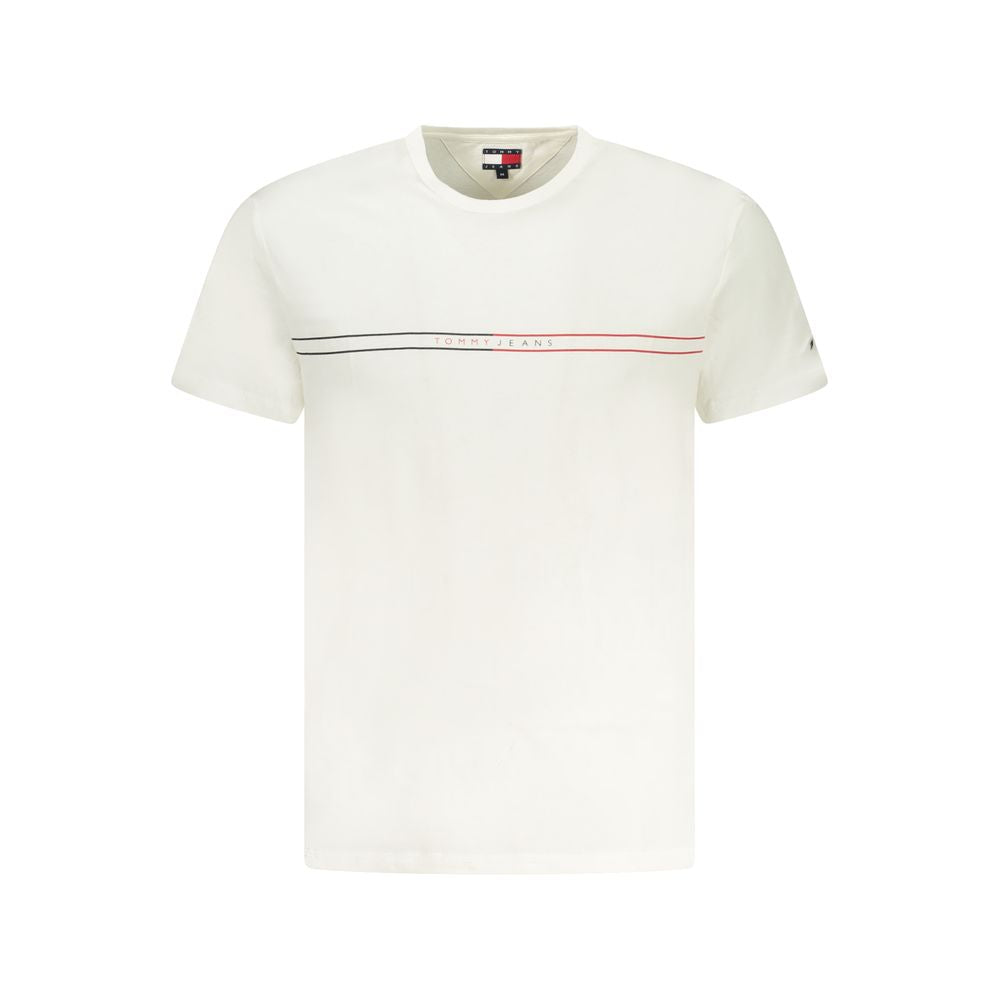 Tommy Hilfiger Baumwoll-T-Shirt in Weiß