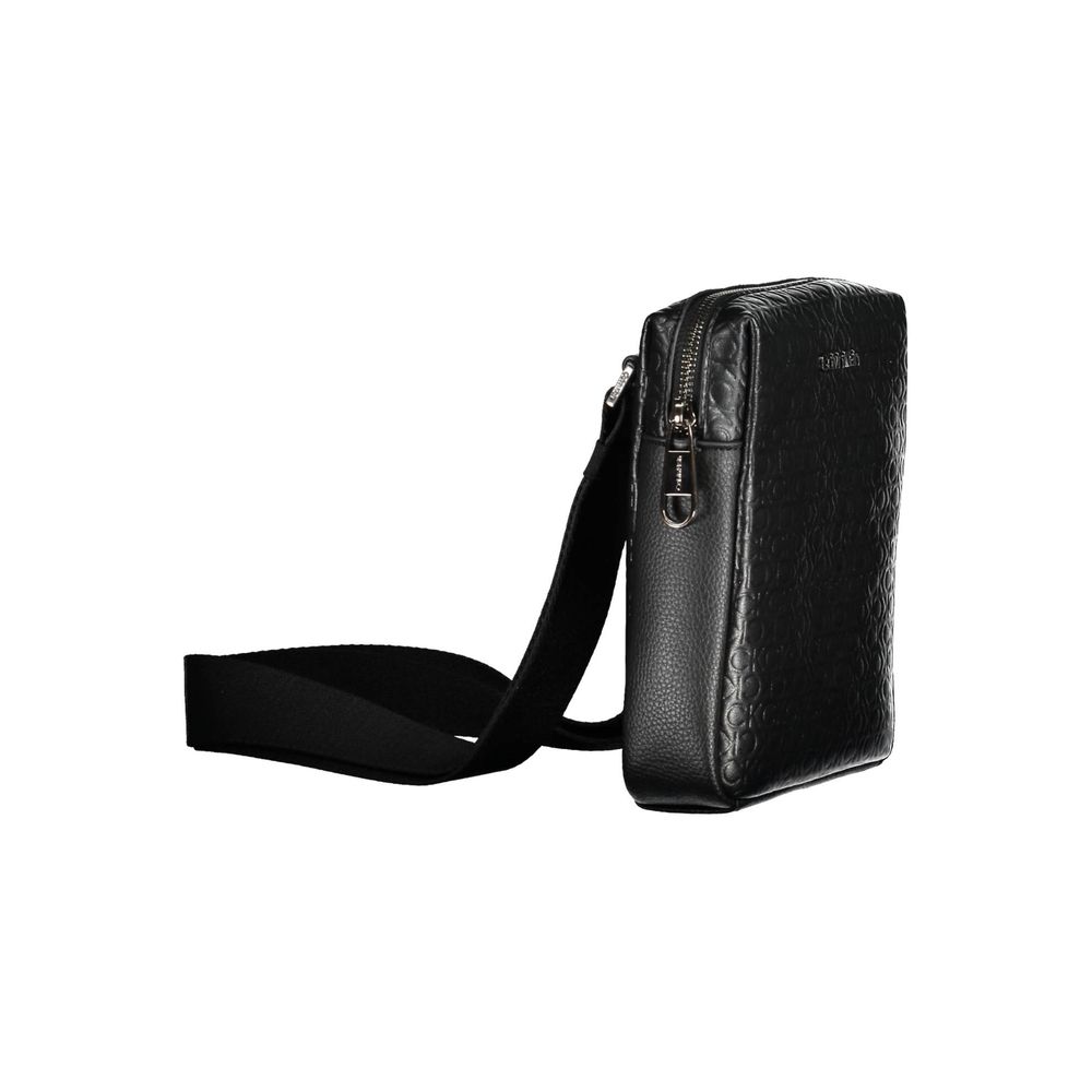 Calvin Klein Schwarze Polyester-Umhängetasche