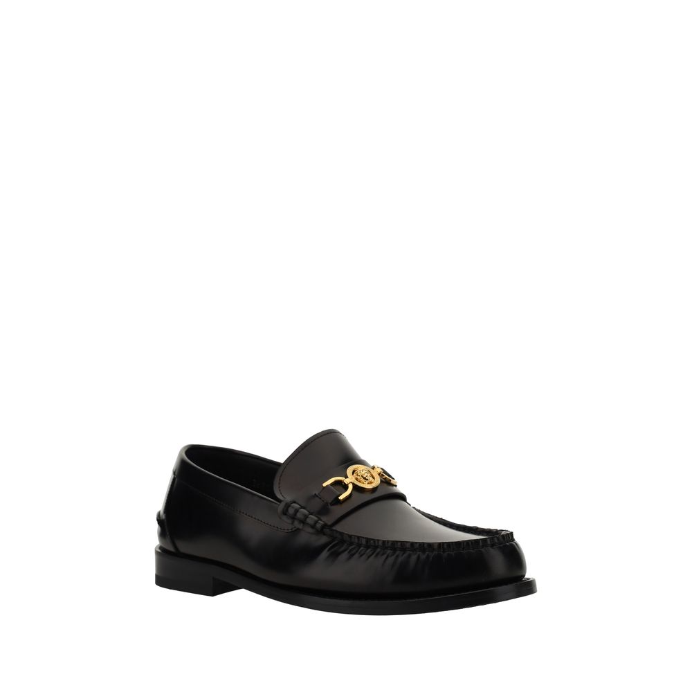 Versace leather loafers