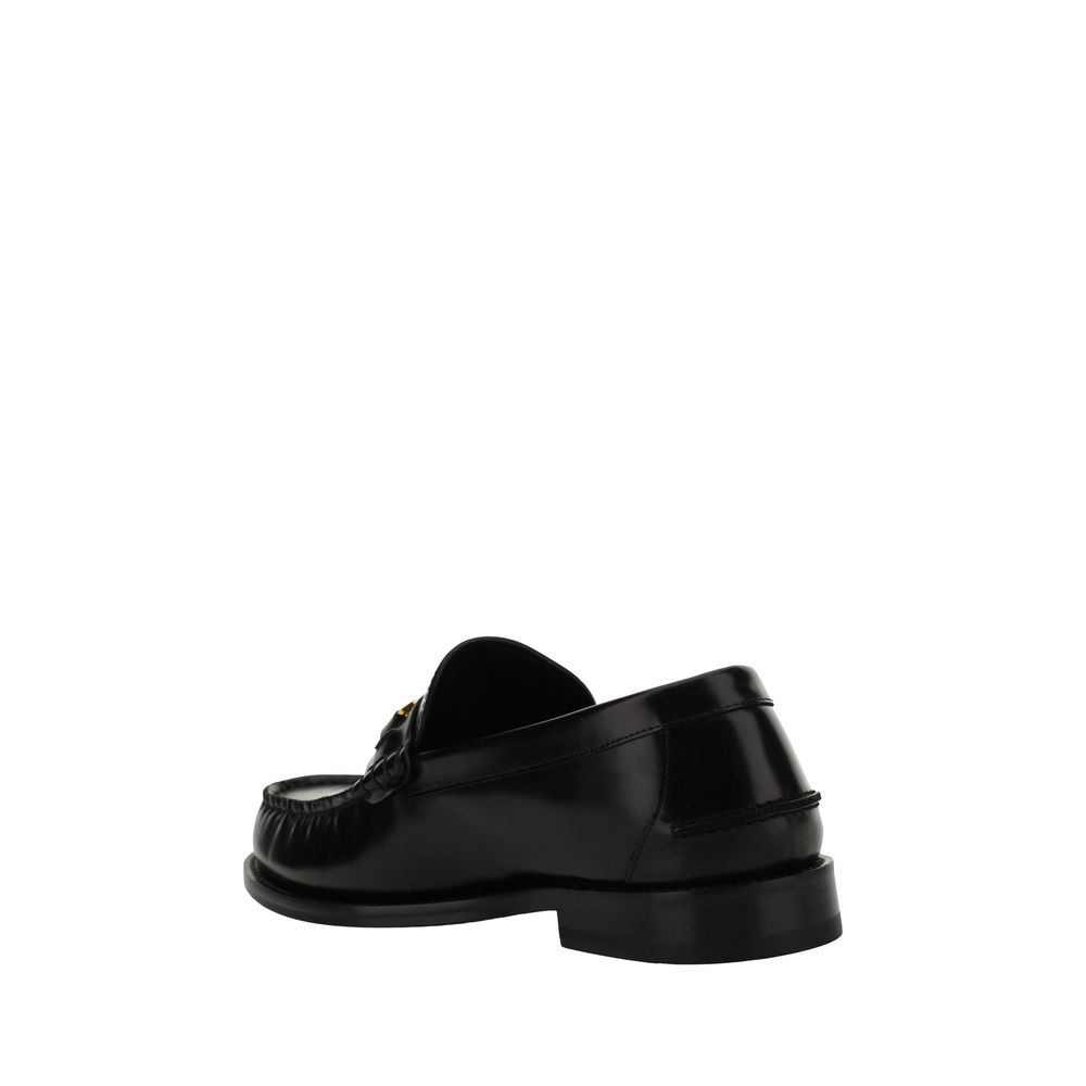 Versace leather loafers