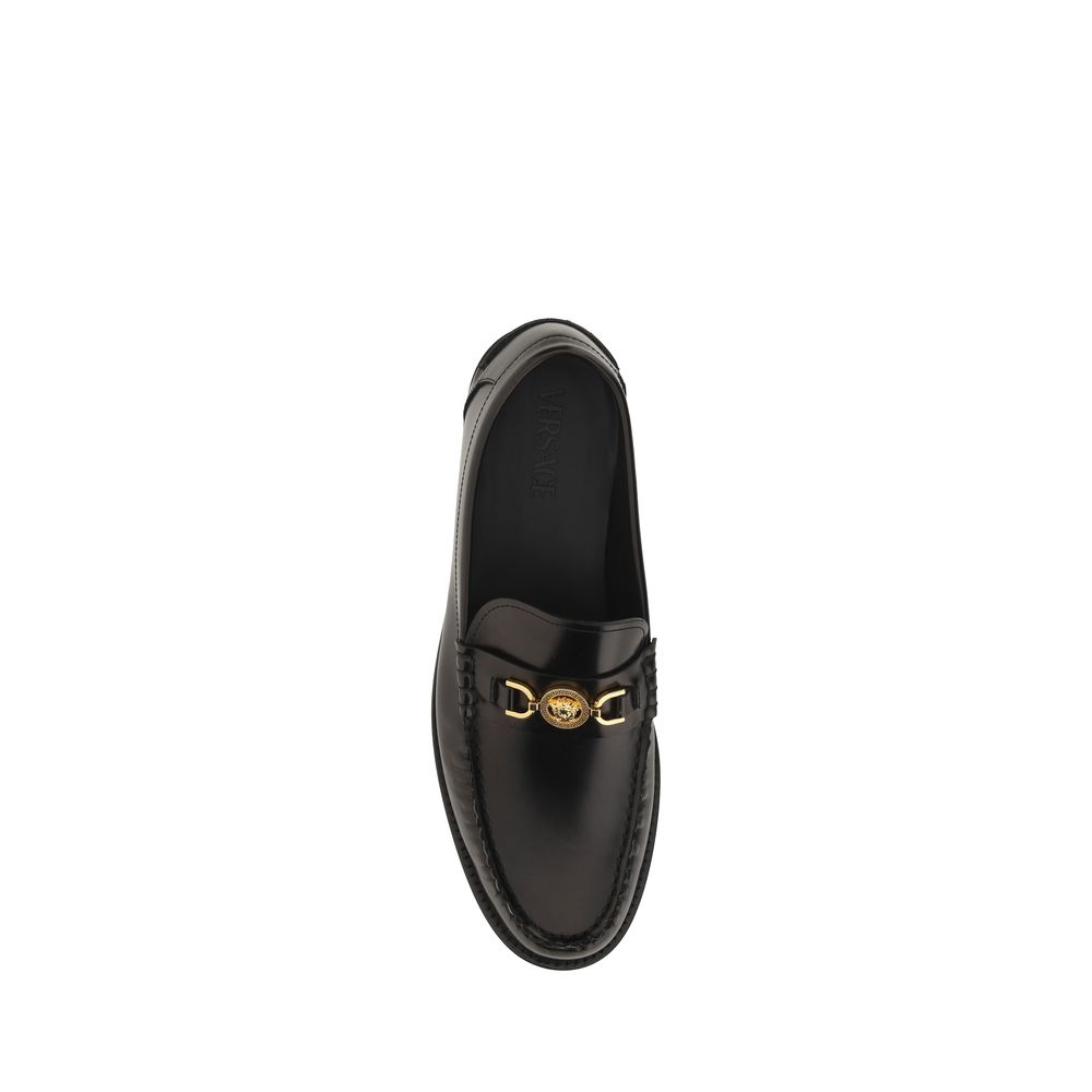 Versace leather loafers