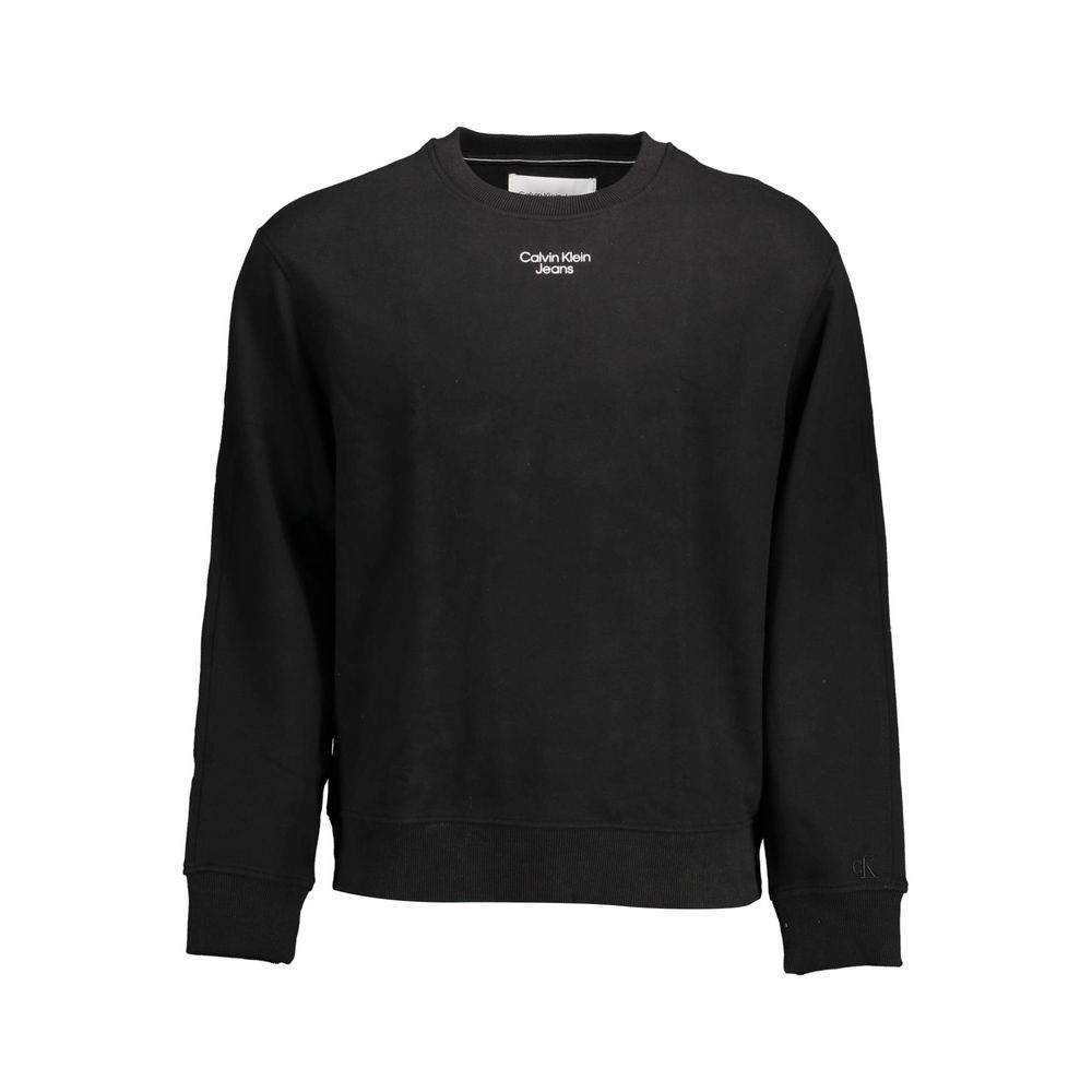 Calvin Klein Black Cotton Sweater for Men