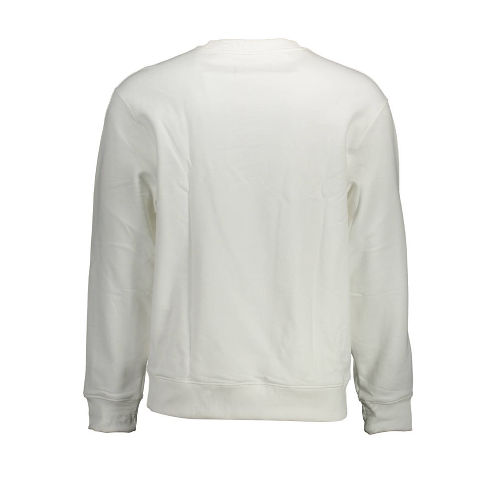Calvin Klein white cotton sweater for men