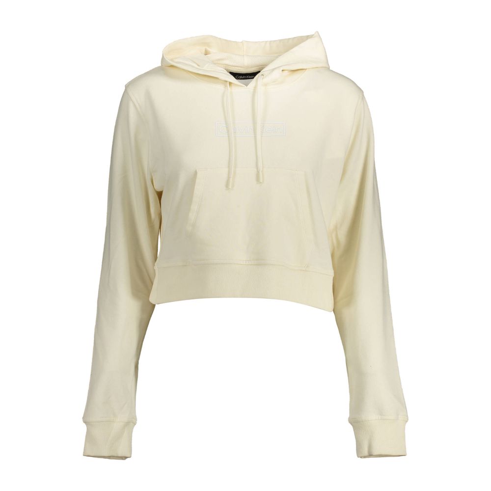 Sweat-shirt en coton blanc Calvin Klein