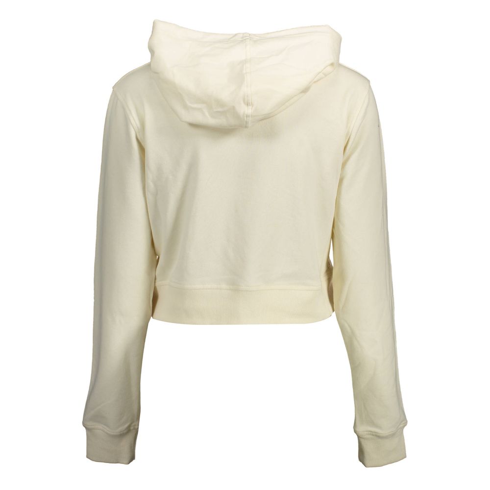 Sweat-shirt en coton blanc Calvin Klein