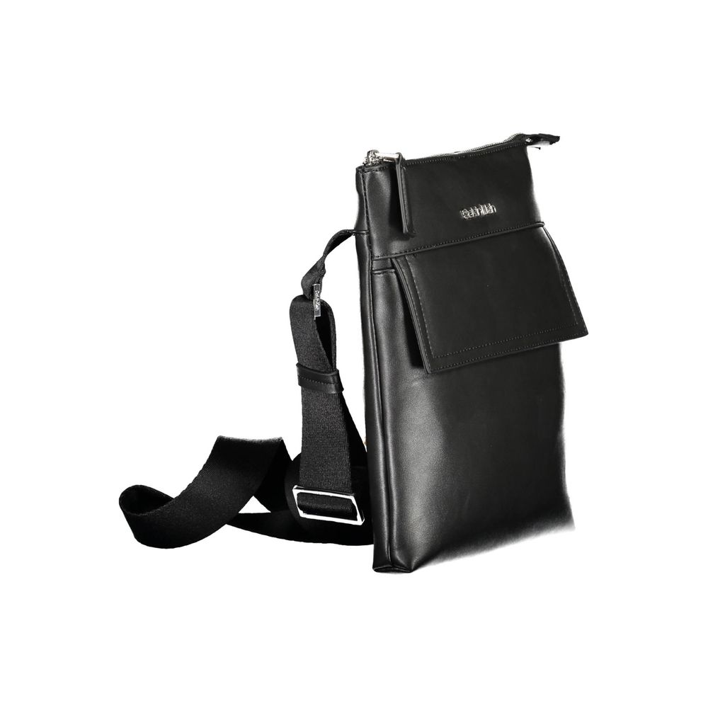 Calvin Klein Schwarze Polyester-Umhängetasche