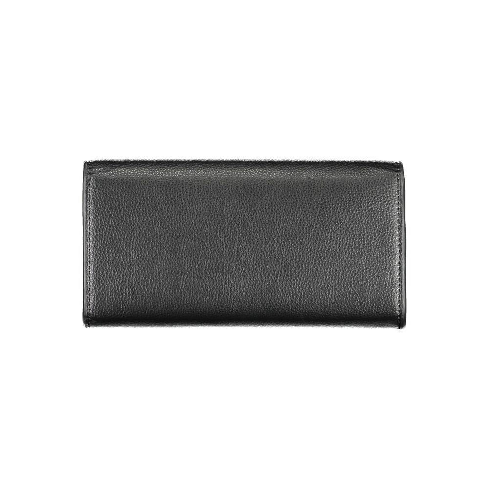Tommy Hilfiger Schwarzes Portemonnaie aus Polyethylen