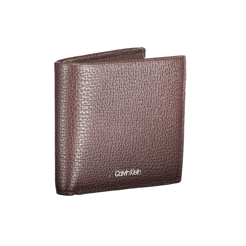 Calvin Klein Braunes Leder Portemonnaie
