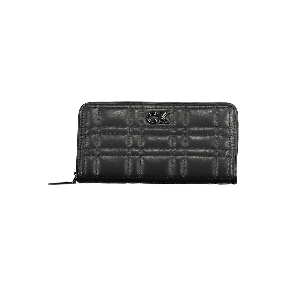 Calvin Klein Schwarzes Polyester Portemonnaie
