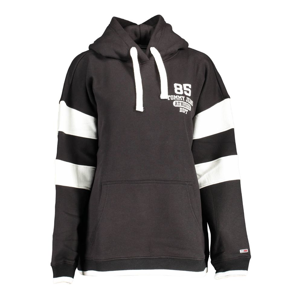 Sweat-shirt en coton noir Tommy Hilfiger