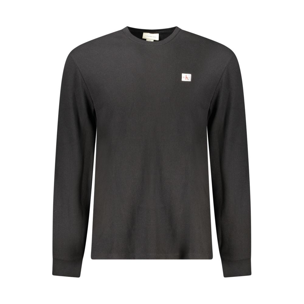 Calvin Klein Baumwollpullover in Schwarz