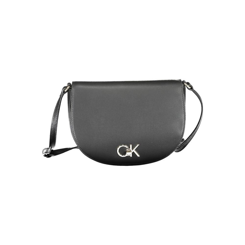 Calvin Klein Schwarze Polyester Handtasche
