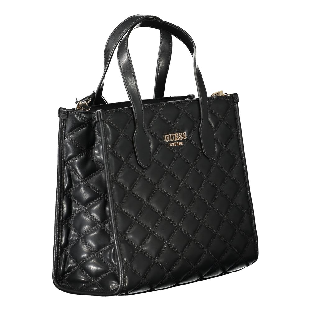 Sac à main Guess Jeans en polyéthylène noir