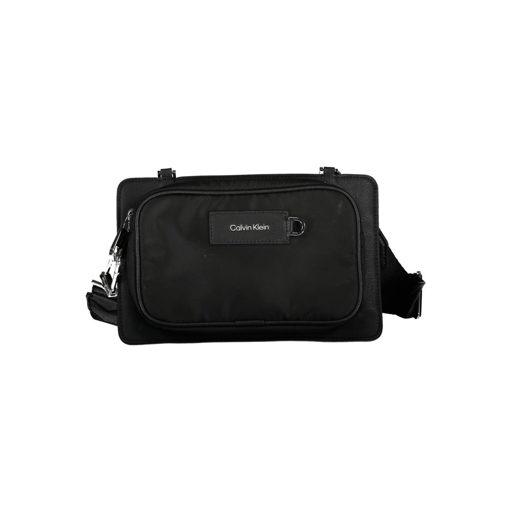 Calvin Klein Schwarze Polyester-Umhängetasche