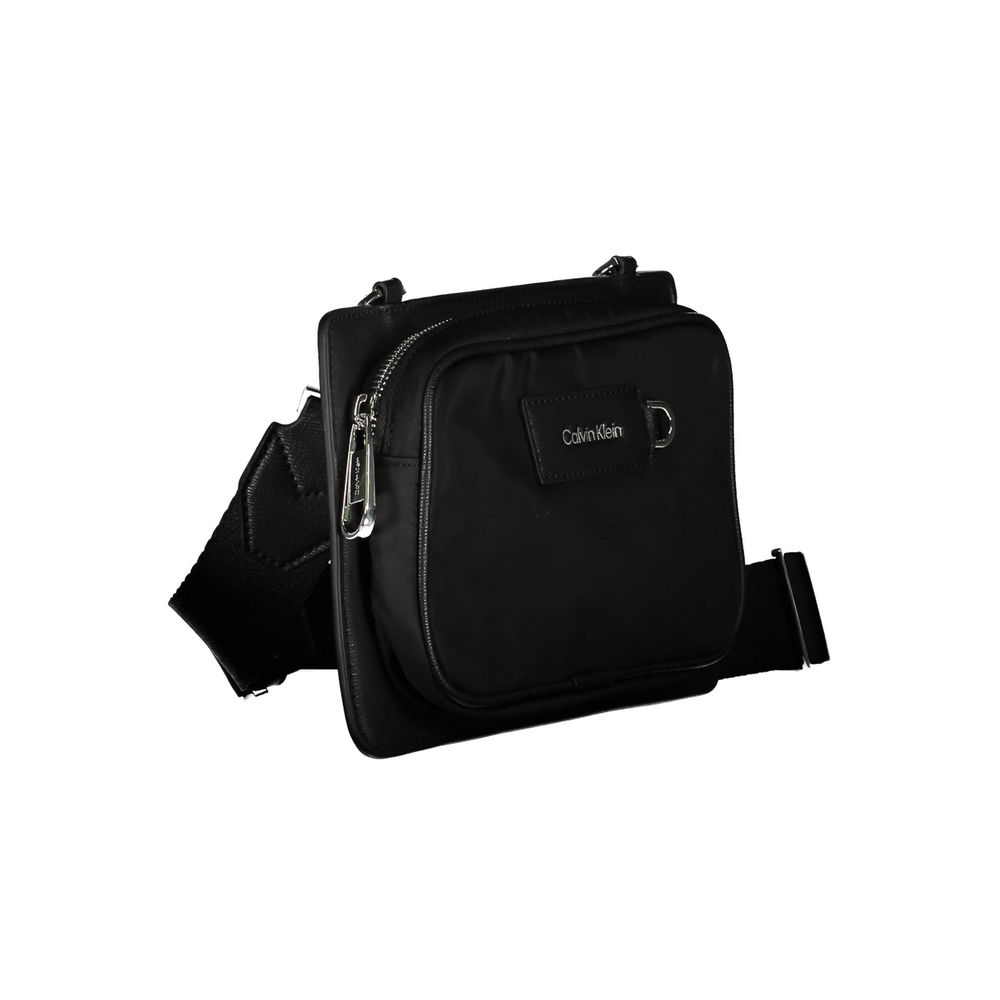 Calvin Klein Schwarze Polyester-Umhängetasche