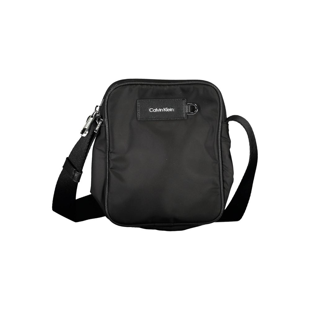 Calvin Klein Schwarze Polyester-Umhängetasche