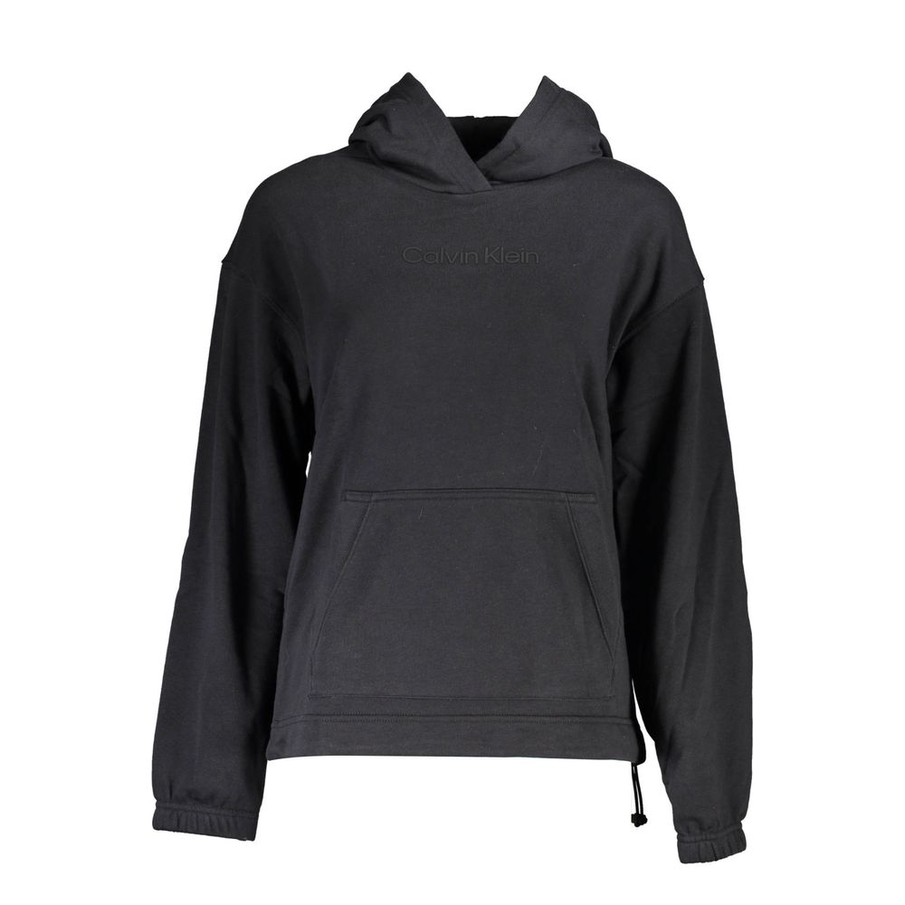Sweat-shirt noir en coton Calvin Klein