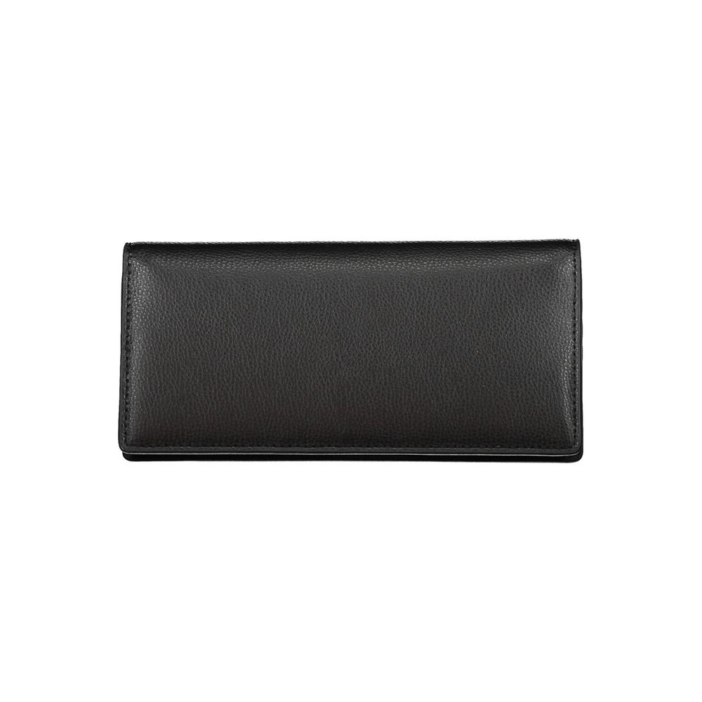 Tommy Hilfiger Schwarzes Portemonnaie aus Polyethylen