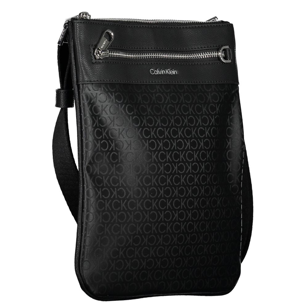 Calvin Klein Schwarze Polyester-Umhängetasche