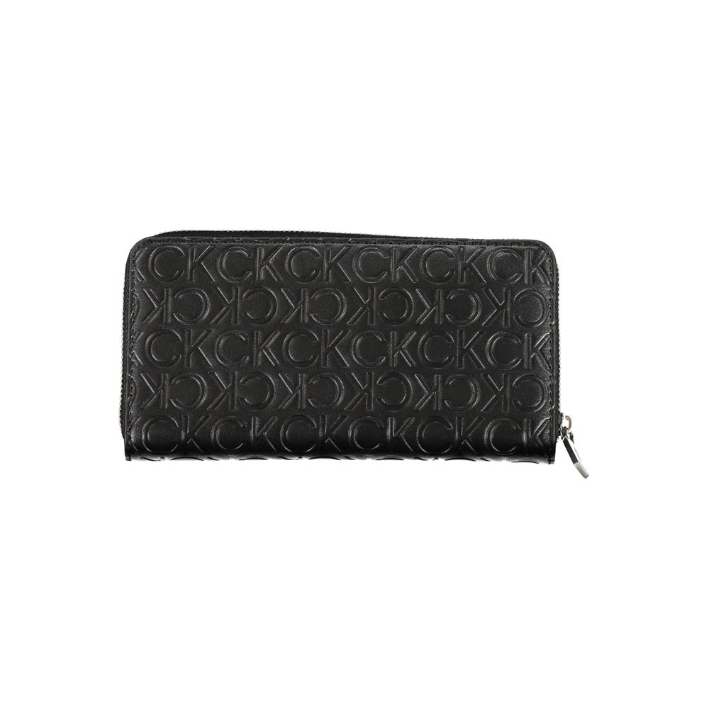 Calvin Klein Schwarzes Polyester Portemonnaie