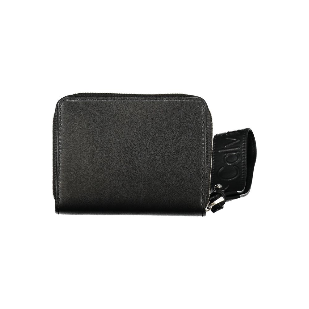 Calvin Klein Schwarzes Polyester Portemonnaie
