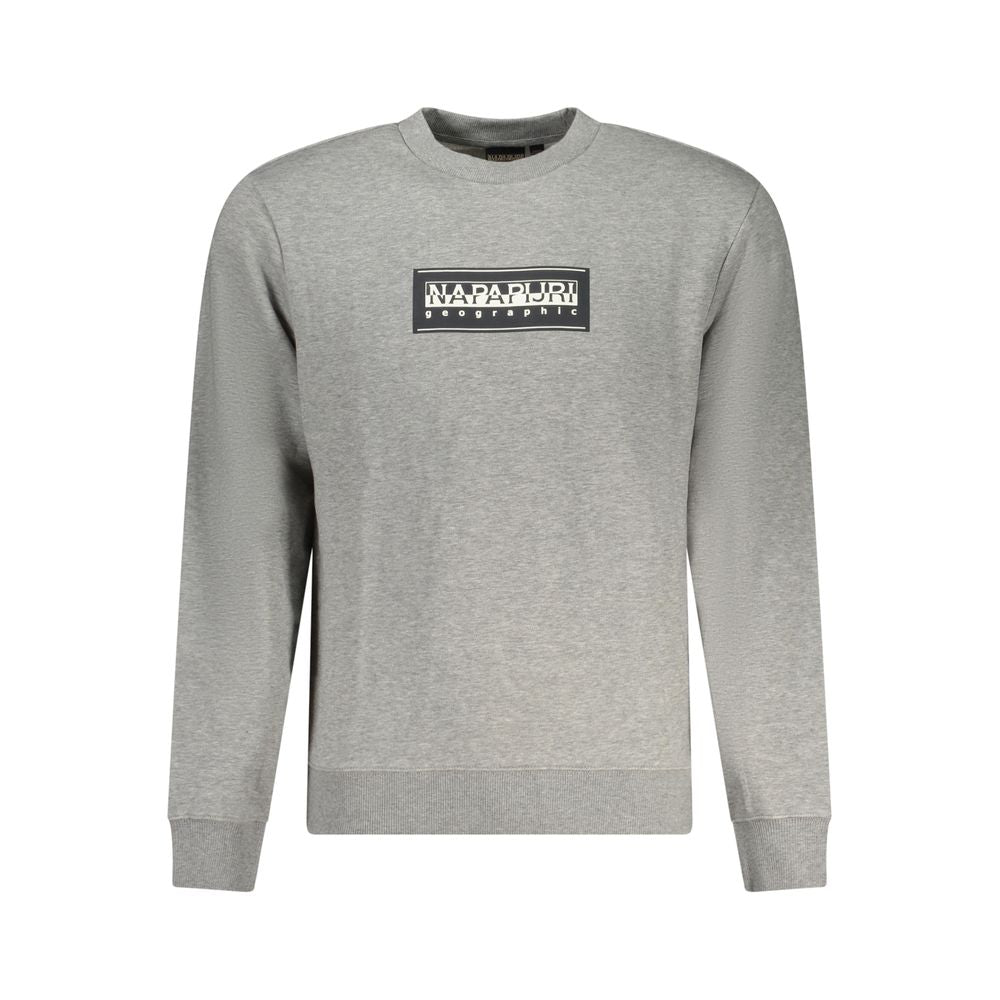 Napapijri Graues Baumwoll-Sweatshirt
